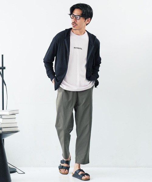 jiggys shop（ジギーズショップ）の「シア― サマージップパーカー（パーカー・メンズ・サックスブルー/ブラック/グレー/ベージュ/ネイビー/チャコールグレー・LARGE/MEDIUM/X-LARGE）」の22枚目の写真