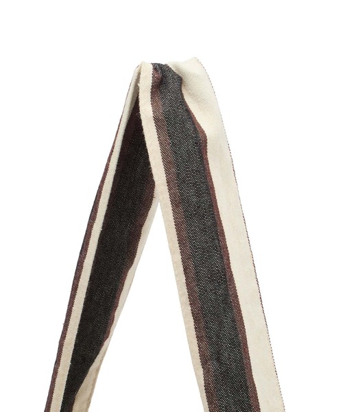 beej(ビージ)の「(beej)stripe fabric Osbag(トートバッグ・レディース・イエロー/オレンジ/ブラック/グリーン・ONE SIZE)」の10枚目の写真