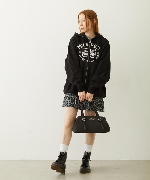 MILKFED.（ミルクフェド）の「EAST WEST BAG（ハンドバッグ・レディース・ベージュ/ピンク/ブラック・ONE SIZE）」の8枚目の写真