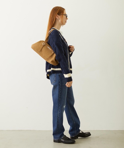 MILKFED.（ミルクフェド）の「EAST WEST BAG（ハンドバッグ・レディース・ベージュ/ピンク/ブラック・ONE SIZE）」の18枚目の写真