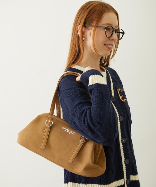 MILKFED.（ミルクフェド）の「EAST WEST BAG（ハンドバッグ・レディース・ベージュ/ピンク/ブラック・ONE SIZE）」の12枚目の写真