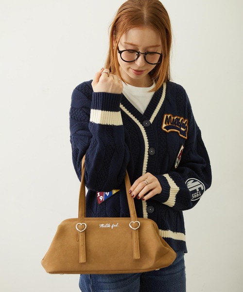 MILKFED.（ミルクフェド）の「EAST WEST BAG（ハンドバッグ・レディース・ベージュ/ピンク/ブラック・ONE SIZE）」の13枚目の写真
