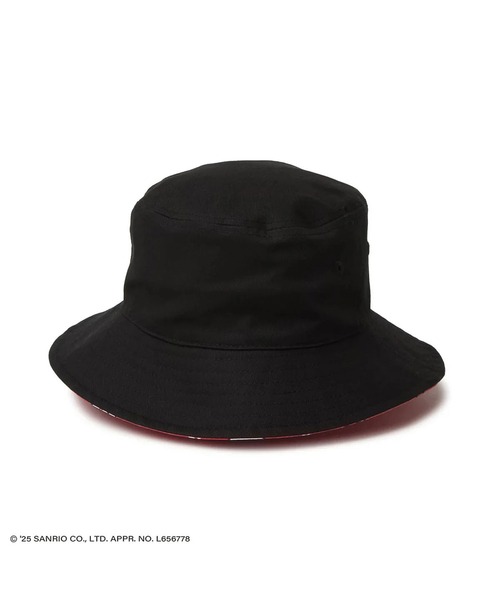 NEW ERA(ニューエラ)の「ニューエラ【NEW ERA】- ハローキティ リバーシブル バケットハット キッズ【KIDS BUCKET RV KITTY BLACK/RED 14348591】(ハット・キッズ・ブラック・S/M/M/L/L/XL)」の4枚目の写真