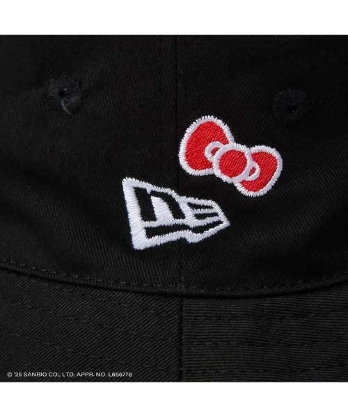 NEW ERA(ニューエラ)の「ニューエラ【NEW ERA】- ハローキティ リバーシブル バケットハット キッズ【KIDS BUCKET RV KITTY BLACK/RED 14348591】(ハット・キッズ・ブラック・S/M/M/L/L/XL)」の6枚目の写真