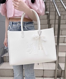 INGNI | リボンチャーム付キャンバストートバッグ(トートバッグ)