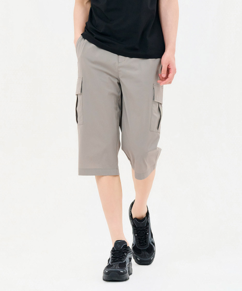 CHASECULT（チェイスカルト）の「男性クールストレッチ7部パンツ-FBRK2725D02（その他パンツ・メンズ・チャコールグレー・70/76/82/86/92）」の2枚目の写真