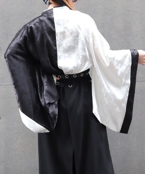 REZEN(リゼン)の「着物衿配色シャツ(シャツ/ブラウス・メンズ・ブルーパープル/ライトグレー・MEDIUM/LARGE)」の9枚目の写真