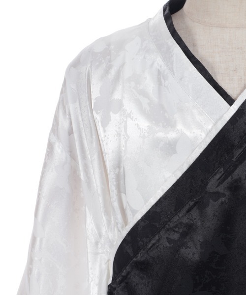 REZEN(リゼン)の「着物衿配色シャツ(シャツ/ブラウス・メンズ・ブルーパープル/ライトグレー・MEDIUM/LARGE)」の16枚目の写真