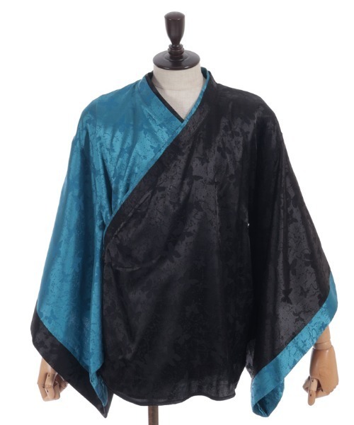 REZEN(リゼン)の「着物衿配色シャツ(シャツ/ブラウス・メンズ・ブルーパープル/ライトグレー・MEDIUM/LARGE)」の20枚目の写真