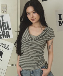 dispark | DISPARK/【26年春夏新作】ボーダーレイヤードデザインT(Tシャツ/カットソー)