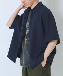ITEMS URBANRESEARCH | 2WAYストレッチ半袖ジップアップシャツ(シャツ/ブラウス)