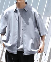 ITEMS URBANRESEARCH | 2WAYストレッチ半袖ジップアップシャツ(シャツ/ブラウス)