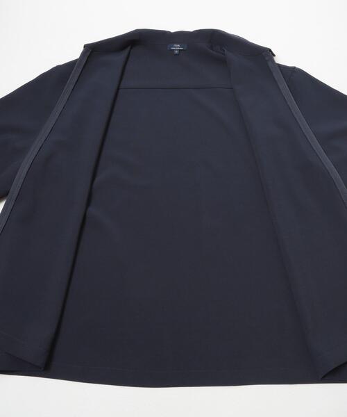 ITEMS URBANRESEARCH（アイテムズ アーバンリサーチ）の「2WAYストレッチ半袖ジップアップシャツ（シャツ/ブラウス・メンズ・ネイビー/グレー/ブラック/ベージュ・LARGE/MEDIUM）」の10枚目の写真