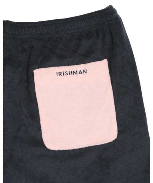 IRISHMAN(アイリッシュマン)の「【IRISHMAN/アイリッシュマン】RELAX AIR PILE SHORTS ロゴ パイルショートパンツ(その他パンツ・メンズ・ネイビー・MEDIUM/LARGE)」の5枚目の写真