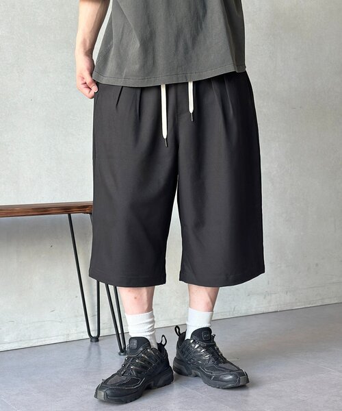 CPCM(シーピーシーエム)の「接触冷感バギーショーツ(その他パンツ・メンズ・ネイビー/チャコールグレー/ブラック・MEDIUM/LARGE)」の22枚目の写真