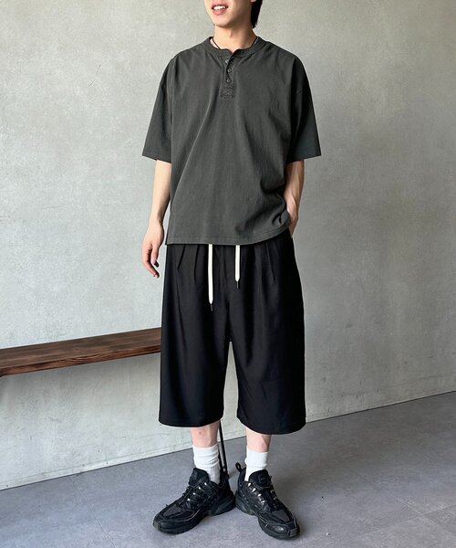 CPCM(シーピーシーエム)の「接触冷感バギーショーツ(その他パンツ・メンズ・ネイビー/チャコールグレー/ブラック・MEDIUM/LARGE)」の17枚目の写真