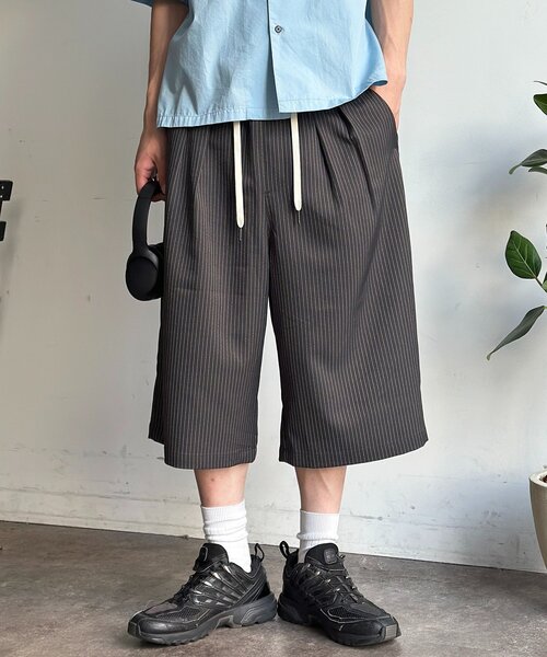CPCM(シーピーシーエム)の「接触冷感バギーショーツ(その他パンツ・メンズ・ネイビー/チャコールグレー/ブラック・MEDIUM/LARGE)」の16枚目の写真