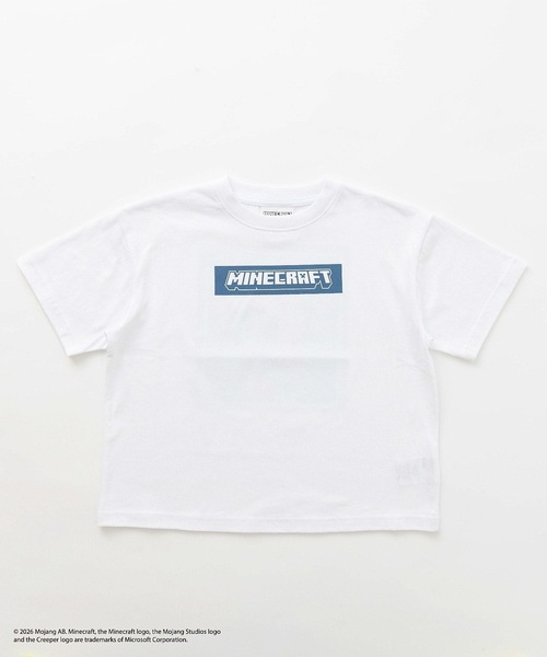 and D. petit main(アンドディープティマイン)の「【マインクラフト】アイコンブロックバック半袖T(Tシャツ/カットソー・キッズ・ブルーグレー/ホワイト/ブラック・140cm/130cm/110cm/150cm/120cm/100cm)」の11枚目の写真