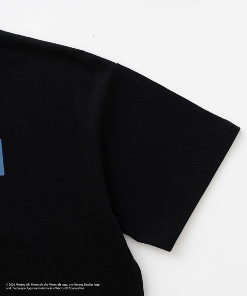 and D. petit main(アンドディープティマイン)の「【マインクラフト】アイコンブロックバック半袖T(Tシャツ/カットソー・キッズ・ブルーグレー/ホワイト/ブラック・140cm/130cm/110cm/150cm/120cm/100cm)」の19枚目の写真