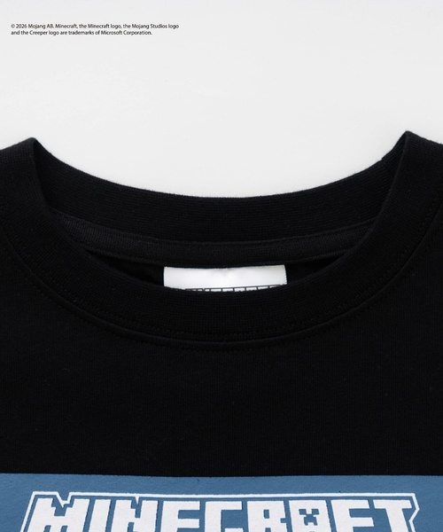 and D. petit main(アンドディープティマイン)の「【マインクラフト】アイコンブロックバック半袖T(Tシャツ/カットソー・キッズ・ブルーグレー/ホワイト/ブラック・140cm/130cm/110cm/150cm/120cm/100cm)」の20枚目の写真