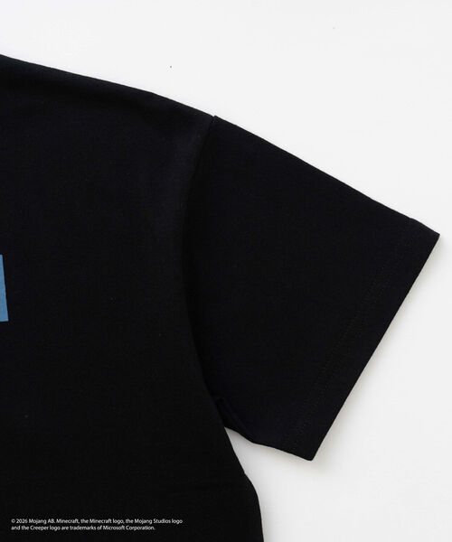 and D. petit main(アンドディープティマイン)の「【マインクラフト】アイコンブロックバック半袖T(Tシャツ/カットソー・キッズ・ブルーグレー/ホワイト/ブラック・140cm/130cm/110cm/150cm/120cm/100cm)」の21枚目の写真