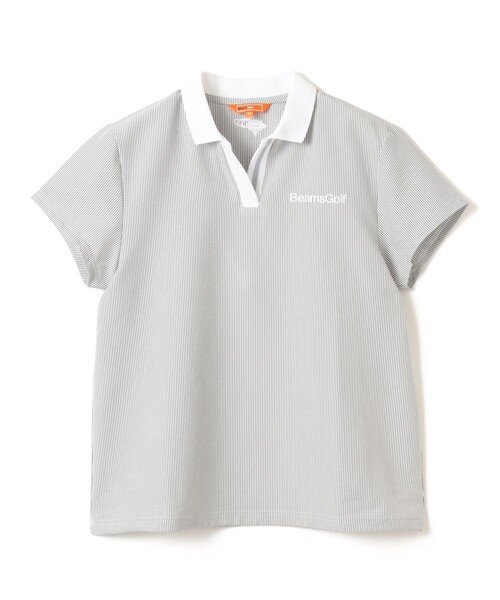 ORANGE LABEL / シアサッカー スッキパー ポロシャツ（ポロシャツ