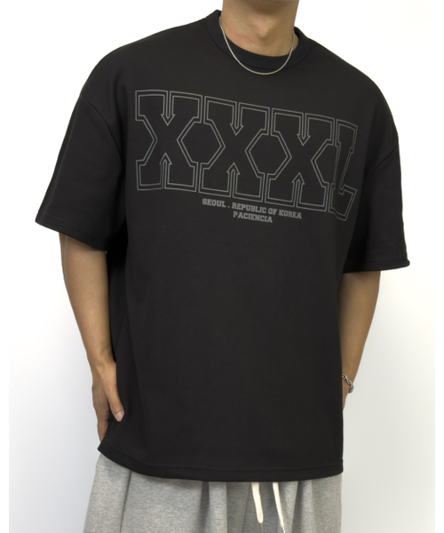 PACIENCIA(パシエンシア)の「トリプルエックス(Triple-X) オーバーサイズ 半袖 BLACK(Tシャツ/カットソー・メンズ・その他・XX-LARGE/LARGE/X-LARGE)」の2枚目の写真