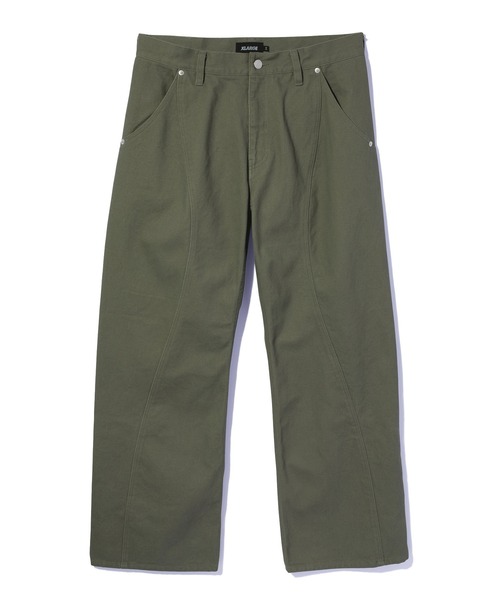 XLARGE(エクストララージ)の「SIDE CUTTING PANTS(その他パンツ・メンズ・ブラック/オリーブ/グレー・36inch/34inch/32inch/30inch)」の1枚目の写真