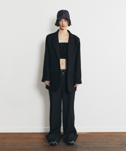 HALF DEVIL US(ハーフデビルアス)の「ストライプロールアップスラックス_ブラック(スラックス・レディース・その他・SMALL/MEDIUM)」の11枚目の写真