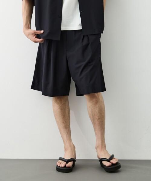 GOOD PEOPLE GOOD STITCHING GOOD PRODUCT(グッドピープルグッドスティッチンググッドプロダクト)の「【GOOD PEOPLE GOOD STITCHING GOOD PRODUCT/グッドピープルグッドスティッチンググッドプロダクト】別注 Half Pants(その他パンツ・メンズ・ネイビー/カーキ・S/M)」の4枚目の写真