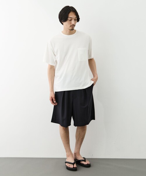 GOOD PEOPLE GOOD STITCHING GOOD PRODUCT(グッドピープルグッドスティッチンググッドプロダクト)の「【GOOD PEOPLE GOOD STITCHING GOOD PRODUCT/グッドピープルグッドスティッチンググッドプロダクト】別注 Half Pants(その他パンツ・メンズ・ネイビー/カーキ・S/M)」の9枚目の写真
