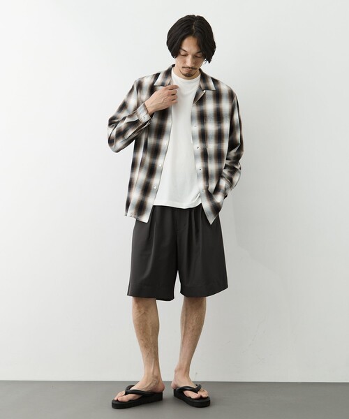 GOOD PEOPLE GOOD STITCHING GOOD PRODUCT(グッドピープルグッドスティッチンググッドプロダクト)の「【GOOD PEOPLE GOOD STITCHING GOOD PRODUCT/グッドピープルグッドスティッチンググッドプロダクト】別注 Half Pants(その他パンツ・メンズ・ネイビー/カーキ・S/M)」の17枚目の写真
