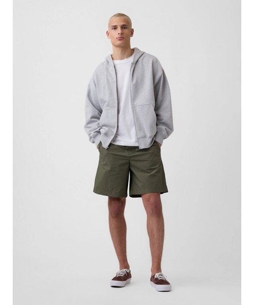 GAP(ギャップ)の「7インチ ポプリン リラックスフィット ショートパンツ(その他パンツ・メンズ・ネイビー/グリーン・XS/M/S/XL/L)」の5枚目の写真