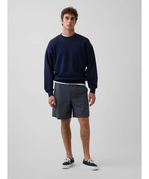 GAP(ギャップ)の「7インチ ポプリン リラックスフィット ショートパンツ(その他パンツ・メンズ・ネイビー/グリーン・XS/M/S/XL/L)」の6枚目の写真