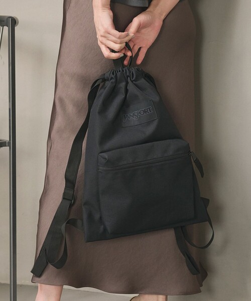 JANSPORT(ジャンスポーツ)の「【別注】<JANSPORT>ドロスト リュック(バックパック/リュック・レディース・その他1/ブラック・FREE)」の4枚目の写真