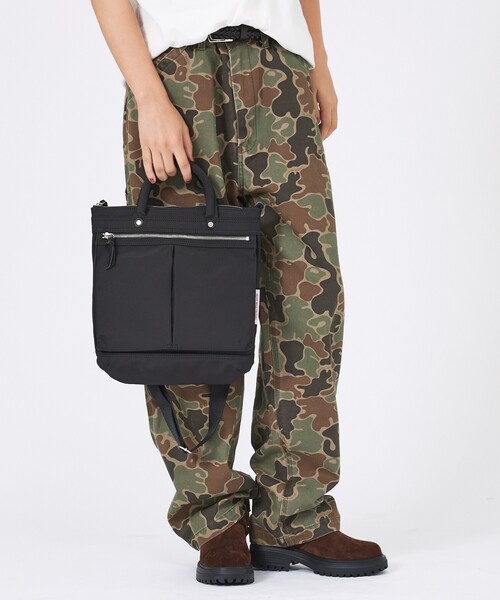 ABAHOUSE(アバハウス)の「【HandHARVEST / ハーヴェスト】ヘルメットバッグ / ショルダーバッグ / FY0580URBAN(ショルダーバッグ・メンズ・オフホワイト/キャメル/カーキ/ネイビー/ブラック・フリー)」の3枚目の写真