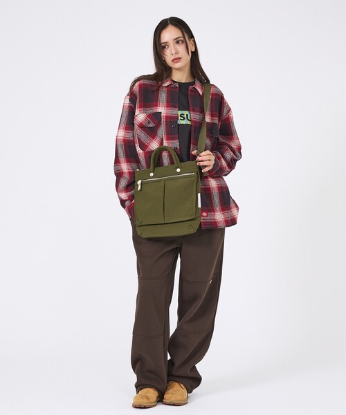 ABAHOUSE(アバハウス)の「【HandHARVEST / ハーヴェスト】ヘルメットバッグ / ショルダーバッグ / FY0580URBAN(ショルダーバッグ・メンズ・オフホワイト/キャメル/カーキ/ネイビー/ブラック・フリー)」の22枚目の写真