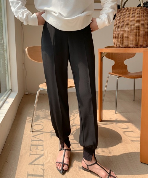 BIRTHDAY BASH(バースデイバッシュ)の「ASHLEY JOGGER PANTS(アシュレイジョガーパンツ)(その他パンツ・レディース・ホワイト系その他/ブラック・MEDIUM/SMALL/LARGE)」の2枚目の写真