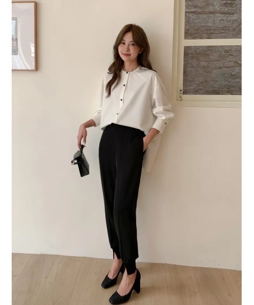 BIRTHDAY BASH(バースデイバッシュ)の「ASHLEY JOGGER PANTS(アシュレイジョガーパンツ)(その他パンツ・レディース・ホワイト系その他/ブラック・MEDIUM/SMALL/LARGE)」の14枚目の写真