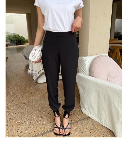 BIRTHDAY BASH(バースデイバッシュ)の「ASHLEY JOGGER PANTS(アシュレイジョガーパンツ)(その他パンツ・レディース・ホワイト系その他/ブラック・MEDIUM/SMALL/LARGE)」の17枚目の写真
