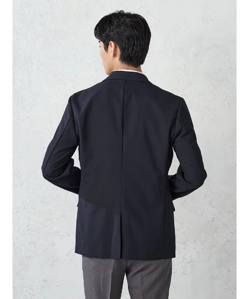 Perfect Suit FActory(パーフェクトスーツファクトリー)の「【洗える】シングルネイビージャケット【ビジカジのアンサーシリーズ!】(テーラードジャケット・メンズ・ネイビー・AB(L)/XL-AB/AB(M)/LL/S/L/M)」の6枚目の写真