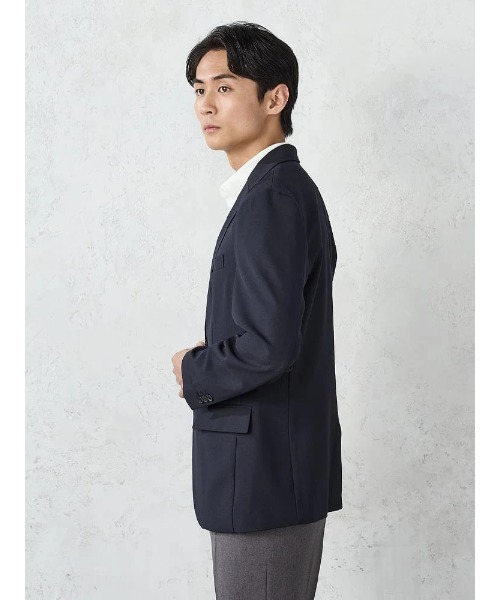 Perfect Suit FActory(パーフェクトスーツファクトリー)の「【洗える】シングルネイビージャケット【ビジカジのアンサーシリーズ!】(テーラードジャケット・メンズ・ネイビー・AB(L)/XL-AB/AB(M)/LL/S/L/M)」の7枚目の写真