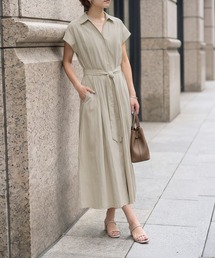 STYLE DELI（スタイルデリ）の「楊柳ティアードロングワンピース