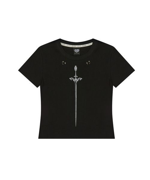 LUVISTRUE(ラヴイズトゥルー)の「BASIC SWORD TEE(BLACK)(Tシャツ/カットソー・レディース・その他・FREE)」の1枚目の写真