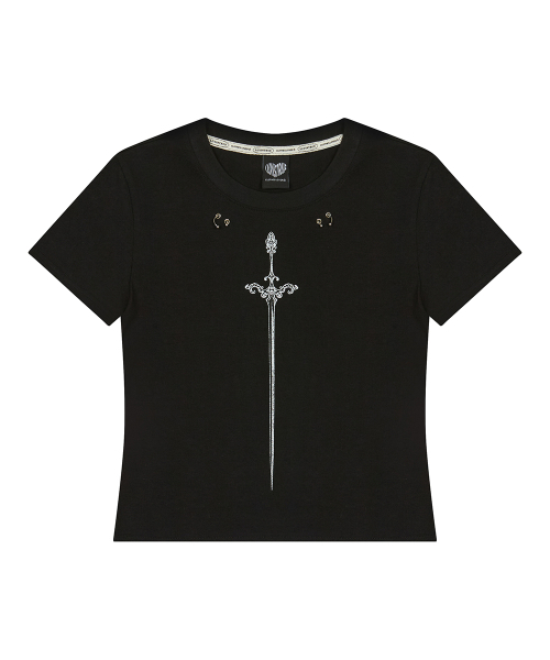 LUVISTRUE(ラヴイズトゥルー)の「BASIC SWORD TEE(BLACK)(Tシャツ/カットソー・レディース・その他・FREE)」の2枚目の写真