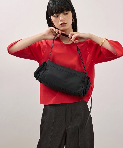 ADAM ET ROPE'(アダムエロペ)の「【WEB限定】撥水ミドルショルダーバッグ(ショルダーバッグ・レディース・ブラウン系その他3/オフホワイト/ブラック・FREE)」の18枚目の写真
