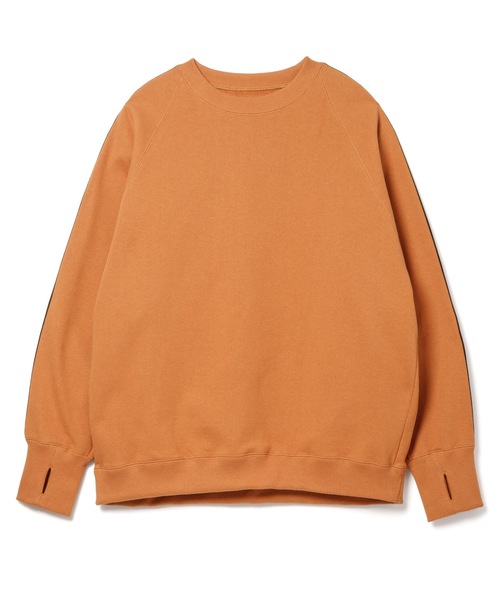Sandinista(サンディニスタ)の「Tape Raglan Sweatshirt / サイドライン入りラグラントレーナー(スウェット・メンズ・オレンジ系その他/ブラック/ヘザーグレー・SMALL/LARGE/MEDIUM)」の3枚目の写真