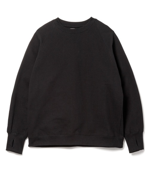 Sandinista(サンディニスタ)の「Tape Raglan Sweatshirt / サイドライン入りラグラントレーナー(スウェット・メンズ・オレンジ系その他/ブラック/ヘザーグレー・SMALL/LARGE/MEDIUM)」の2枚目の写真