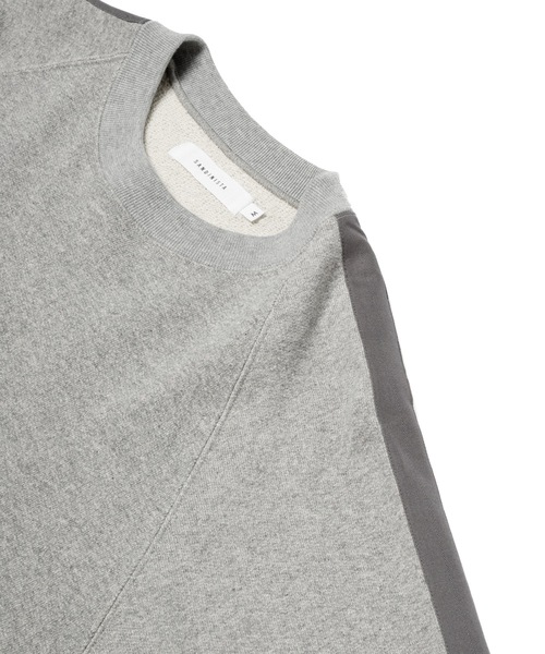 Sandinista(サンディニスタ)の「Tape Raglan Sweatshirt / サイドライン入りラグラントレーナー(スウェット・メンズ・オレンジ系その他/ブラック/ヘザーグレー・SMALL/LARGE/MEDIUM)」の8枚目の写真