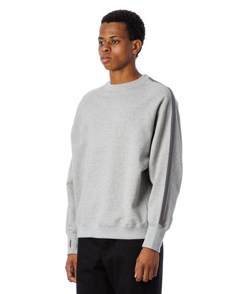 Sandinista(サンディニスタ)の「Tape Raglan Sweatshirt / サイドライン入りラグラントレーナー(スウェット・メンズ・オレンジ系その他/ブラック/ヘザーグレー・SMALL/LARGE/MEDIUM)」の13枚目の写真